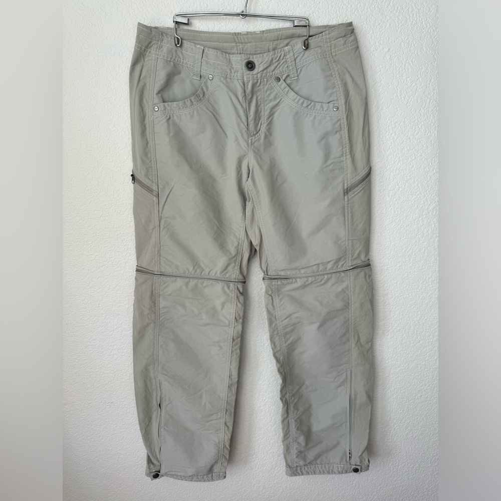 KUHL Convertible Hiking Pants Tan Sz 8 short